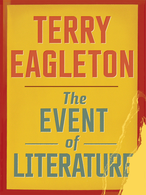 Title details for The Event of Literature by Terry Eagleton - Wait list